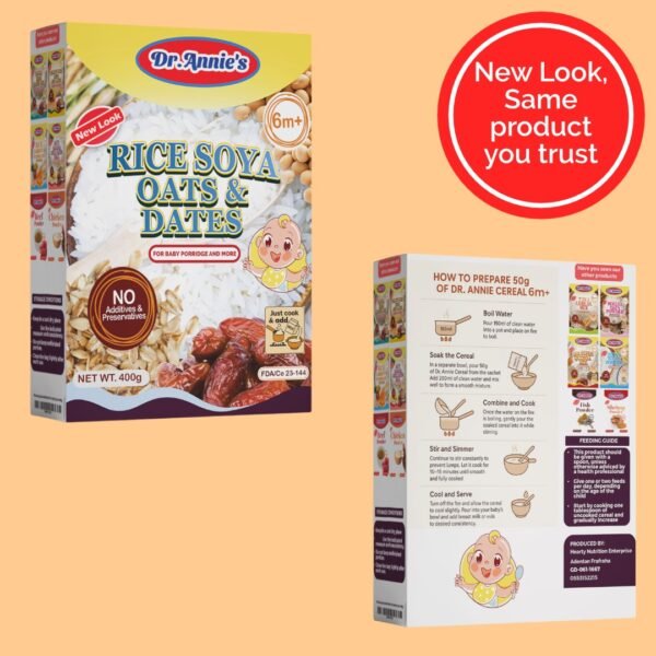 Rice Soya Oats And Dates (Dr Annie's) 6m+